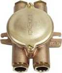 112- BRASS CASING & COVER 4 WAY HNA JUNCTION BOX